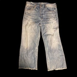 American Eagle Wide Leg Crop Jeans